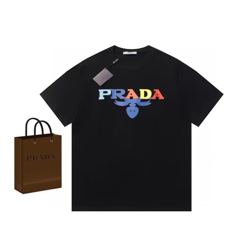 Prada T-Shirts Short Sleeved For Unisex #1101778 $42.00 USD, Wholesale Replica Prada T-Shirts