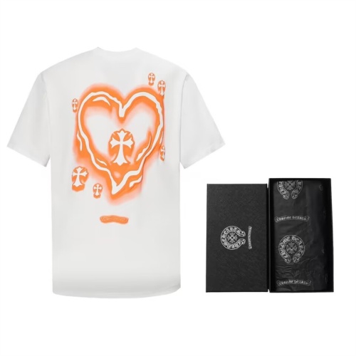 Chrome Hearts T-Shirts Short Sleeved For Unisex #1101809 $48.00 USD, Wholesale Replica Chrome Hearts T-Shirts