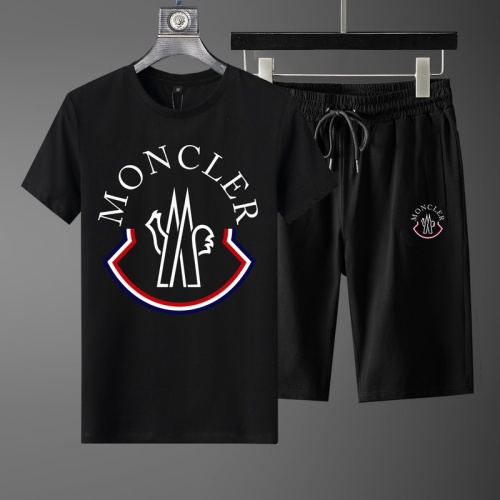 Moncler Tracksuits Short Sleeved For Men #1101856 $52.00 USD, Wholesale Replica Moncler Tracksuits