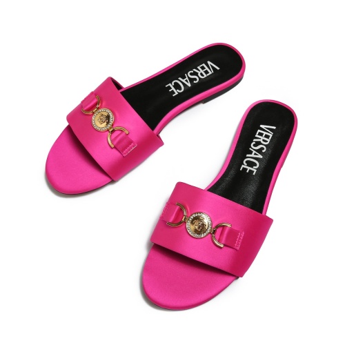 Replica Versace Slippers For Women #1101858 $82.00 USD for Wholesale
