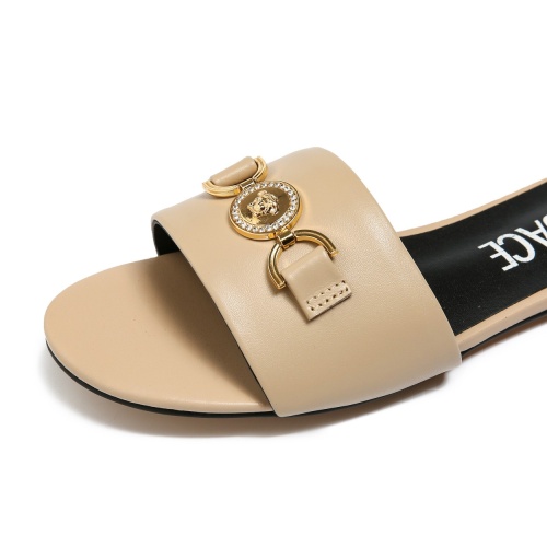 Replica Versace Slippers For Women #1101862 $82.00 USD for Wholesale
