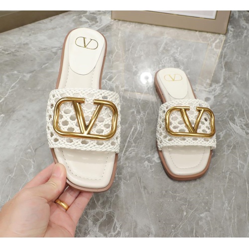 Replica Valentino Slippers For Women #1101905 $64.00 USD for Wholesale