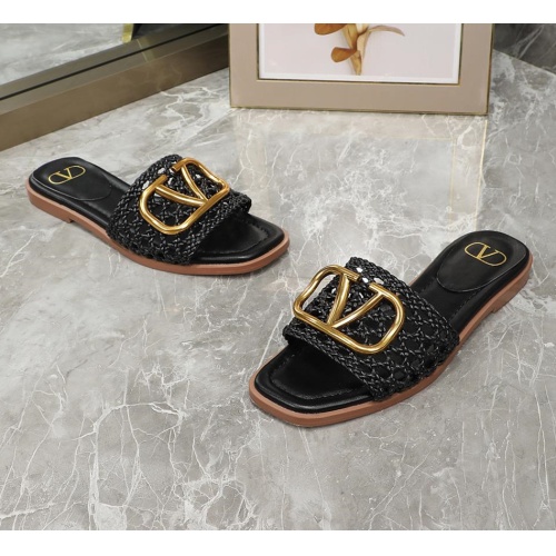 Replica Valentino Slippers For Women #1101906 $64.00 USD for Wholesale
