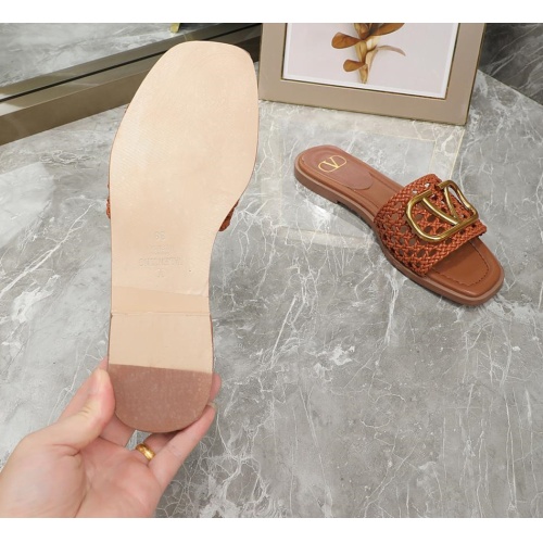Replica Valentino Slippers For Women #1101907 $64.00 USD for Wholesale
