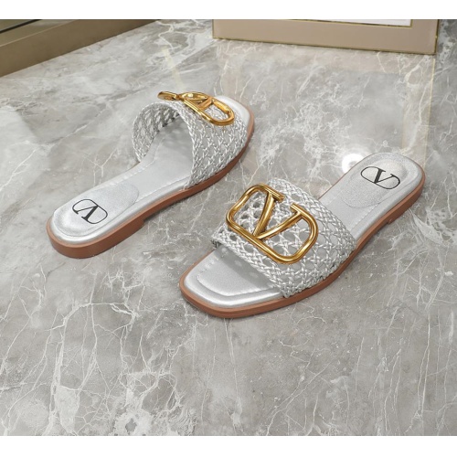 Replica Valentino Slippers For Women #1101909 $64.00 USD for Wholesale