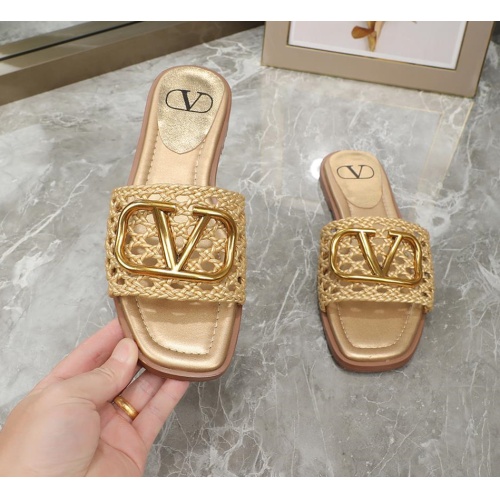 Replica Valentino Slippers For Women #1101910 $64.00 USD for Wholesale