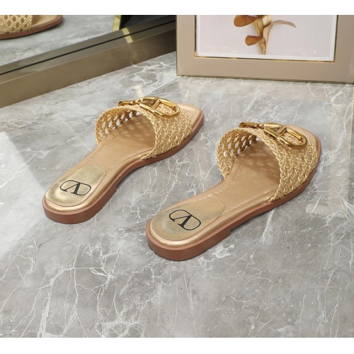 Replica Valentino Slippers For Women #1101910 $64.00 USD for Wholesale