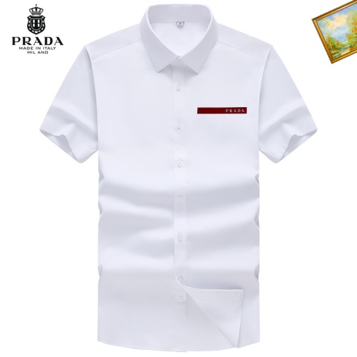 Prada Shirts Short Sleeved For Men #1101940 $38.00 USD, Wholesale Replica Prada Shirts