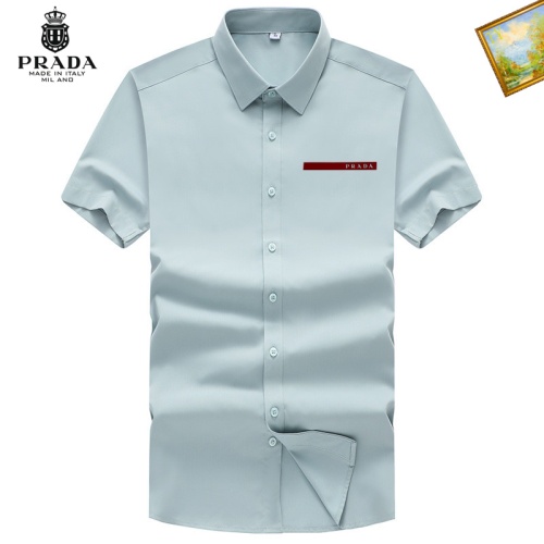 Prada Shirts Short Sleeved For Men #1101941 $38.00 USD, Wholesale Replica Prada Shirts