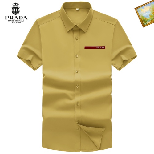 Prada Shirts Short Sleeved For Men #1101944 $38.00 USD, Wholesale Replica Prada Shirts
