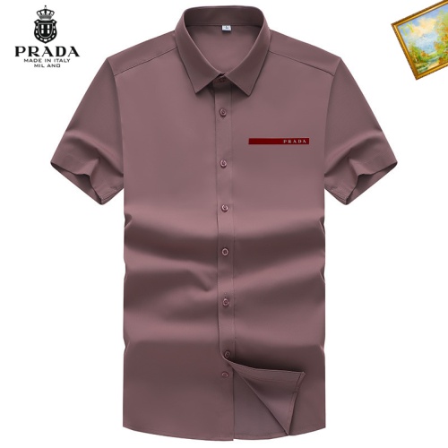 Prada Shirts Short Sleeved For Men #1101946 $38.00 USD, Wholesale Replica Prada Shirts