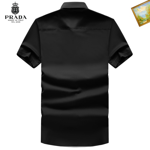 Replica Prada Shirts Short Sleeved For Men #1101947 $38.00 USD for Wholesale