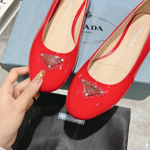 Replica Prada Flat Shoes For Women #1101994 $96.00 USD for Wholesale