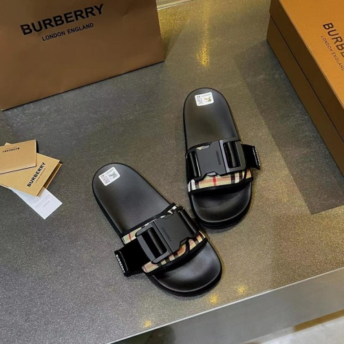 Burberry Slippers For Men #1102024 $72.00 USD, Wholesale Replica Burberry Slippers