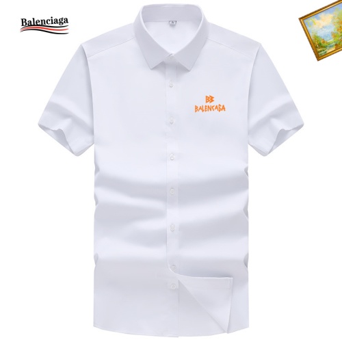 Balenciaga Shirts Short Sleeved For Men #1102151 $38.00 USD, Wholesale Replica Balenciaga Shirts