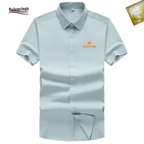 Balenciaga Shirts Short Sleeved For Men #1102152 $38.00 USD, Wholesale Replica Balenciaga Shirts