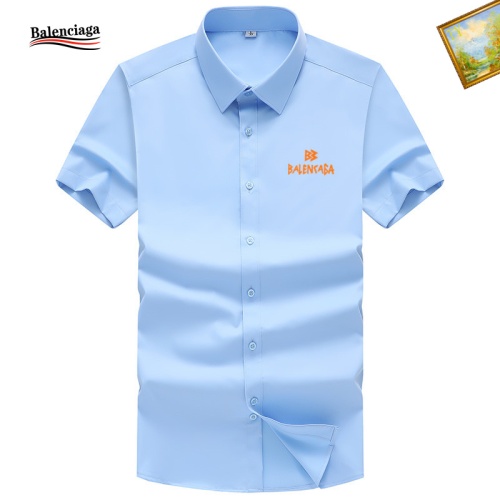 Balenciaga Shirts Short Sleeved For Men #1102153 $38.00 USD, Wholesale Replica Balenciaga Shirts
