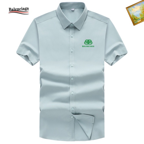 Balenciaga Shirts Short Sleeved For Men #1102260 $38.00 USD, Wholesale Replica Balenciaga Shirts