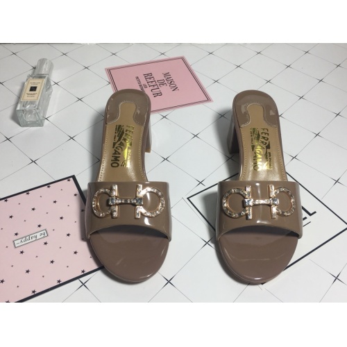 Replica Salvatore Ferragamo Slippers For Women #1102274 $82.00 USD for Wholesale