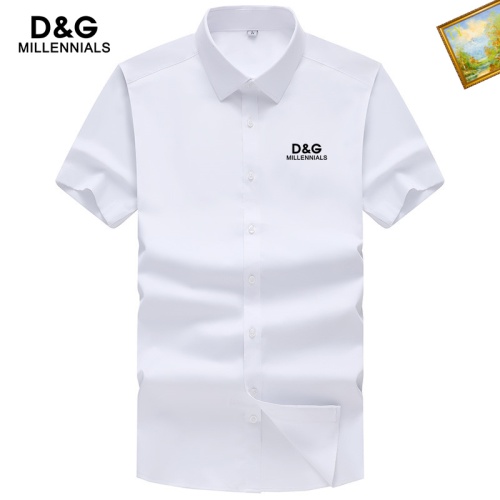 Dolce &amp; Gabbana D&amp;G Shirts Short Sleeved For Men #1102280 $38.00 USD, Wholesale Replica Dolce &amp; Gabbana D&amp;G Shirts