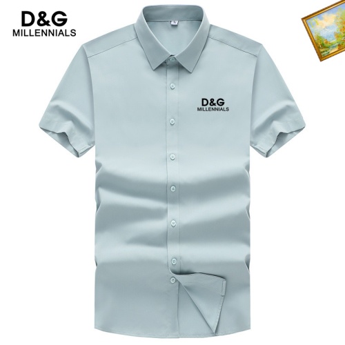 Dolce &amp; Gabbana D&amp;G Shirts Short Sleeved For Men #1102281 $38.00 USD, Wholesale Replica Dolce &amp; Gabbana D&amp;G Shirts