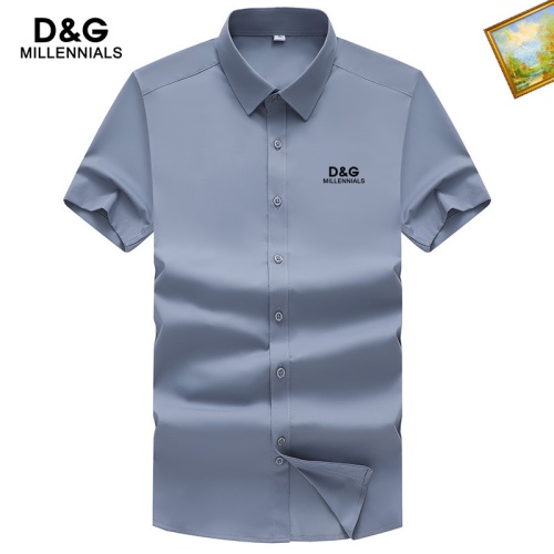 Dolce & Gabbana D&G Shirts Short Sleeved For Men #1102283