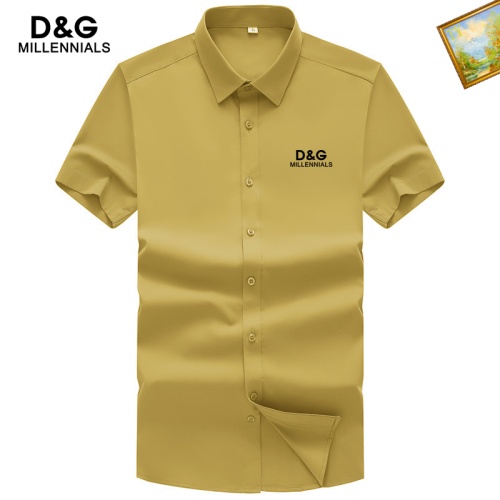 Dolce &amp; Gabbana D&amp;G Shirts Short Sleeved For Men #1102284 $38.00 USD, Wholesale Replica Dolce &amp; Gabbana D&amp;G Shirts