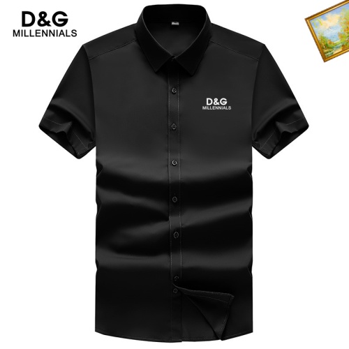 Dolce &amp; Gabbana D&amp;G Shirts Short Sleeved For Men #1102287 $38.00 USD, Wholesale Replica Dolce &amp; Gabbana D&amp;G Shirts