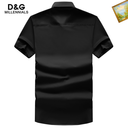 Replica Dolce & Gabbana D&G Shirts Short Sleeved For Men #1102287 $38.00 USD for Wholesale