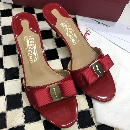 Replica Salvatore Ferragamo Slippers For Women #1102347 $96.00 USD for Wholesale