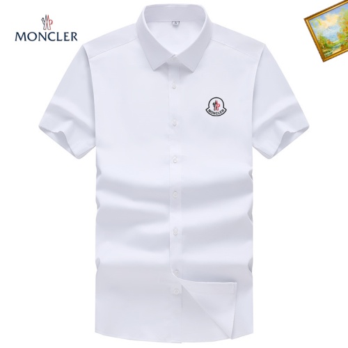 Moncler Shirts Short Sleeved For Men #1102401 $38.00 USD, Wholesale Replica Moncler Shirts