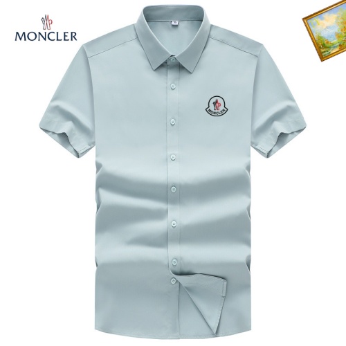 Moncler Shirts Short Sleeved For Men #1102402 $38.00 USD, Wholesale Replica Moncler Shirts