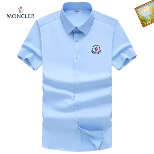 Moncler Shirts Short Sleeved For Men #1102403 $38.00 USD, Wholesale Replica Moncler Shirts