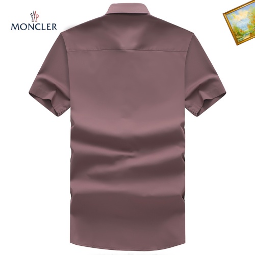 Replica Moncler Shirts Short Sleeved For Men #1102407 $38.00 USD for Wholesale