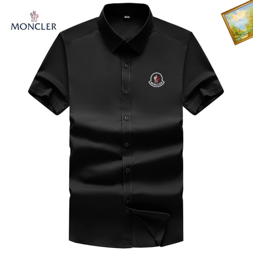 Moncler Shirts Short Sleeved For Men #1102408 $38.00 USD, Wholesale Replica Moncler Shirts