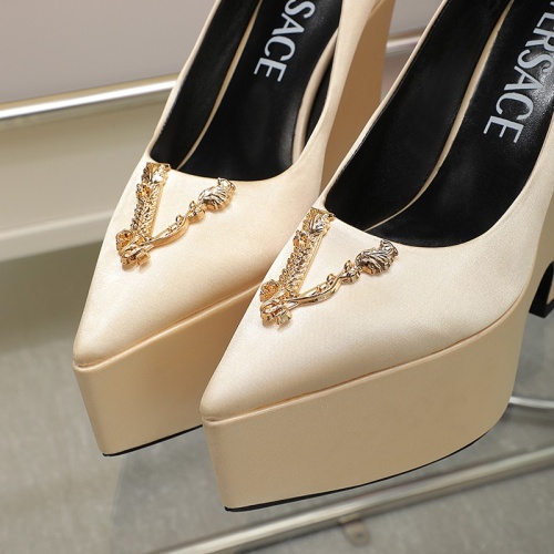 Replica Versace High-Heeled Shoes For Women #1102409 $130.00 USD for Wholesale