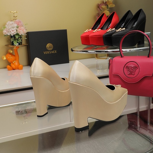 Replica Versace High-Heeled Shoes For Women #1102409 $130.00 USD for Wholesale