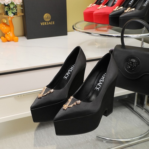 Versace High-Heeled Shoes For Women #1102413