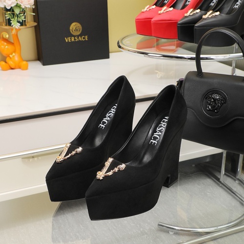 Versace High-Heeled Shoes For Women #1102414