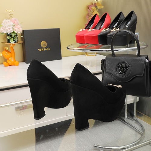 Replica Versace High-Heeled Shoes For Women #1102414 $130.00 USD for Wholesale