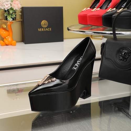 Replica Versace High-Heeled Shoes For Women #1102416 $130.00 USD for Wholesale