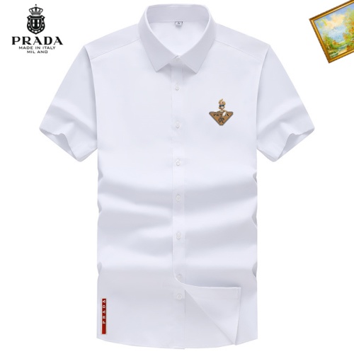 Prada Shirts Short Sleeved For Men #1102437 $38.00 USD, Wholesale Replica Prada Shirts