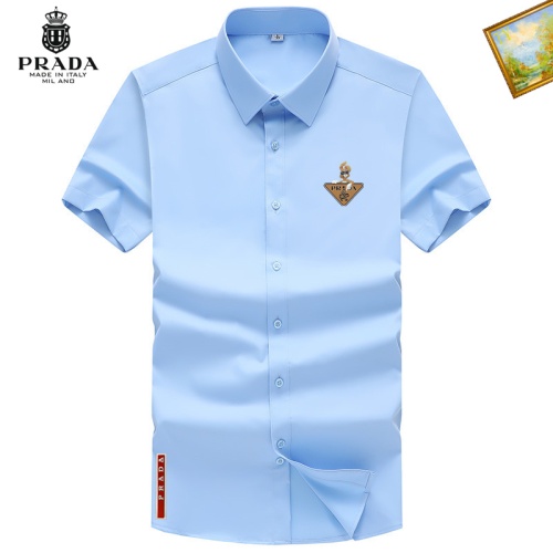 Prada Shirts Short Sleeved For Men #1102439 $38.00 USD, Wholesale Replica Prada Shirts