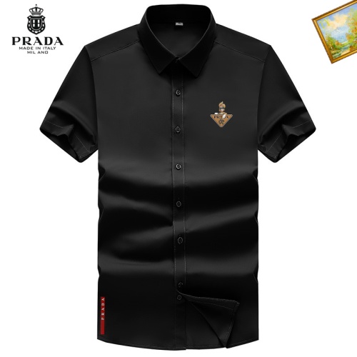 Prada Shirts Short Sleeved For Men #1102444 $38.00 USD, Wholesale Replica Prada Shirts
