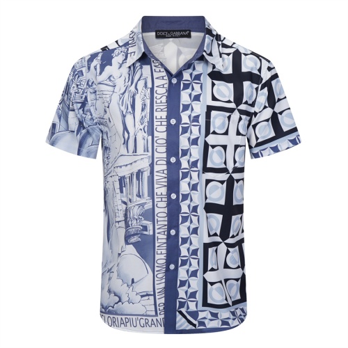 Dolce &amp; Gabbana D&amp;G Shirts Short Sleeved For Men #1102696 $27.00 USD, Wholesale Replica Dolce &amp; Gabbana D&amp;G Shirts