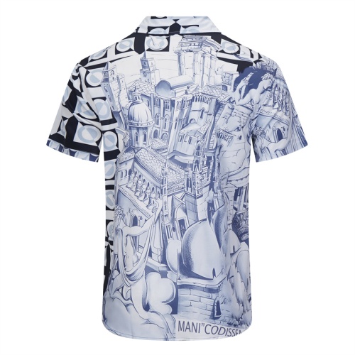 Replica Dolce & Gabbana D&G Shirts Short Sleeved For Men #1102696 $27.00 USD for Wholesale
