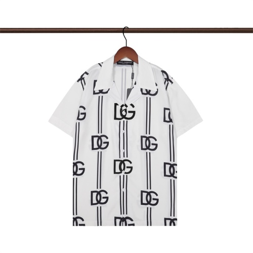 Dolce & Gabbana D&G Shirts Short Sleeved For Men #1102715