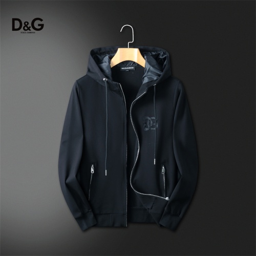 Replica Dolce & Gabbana D&G Tracksuits Long Sleeved For Men #1103253 $85.00 USD for Wholesale