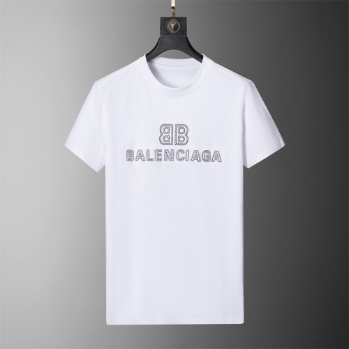 Replica Balenciaga Fashion Tracksuits Short Sleeved For Men #1103256 $45.00 USD for Wholesale