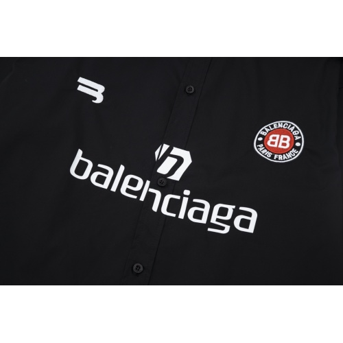 Replica Balenciaga Shirts Long Sleeved For Men #1103281 $48.00 USD for Wholesale